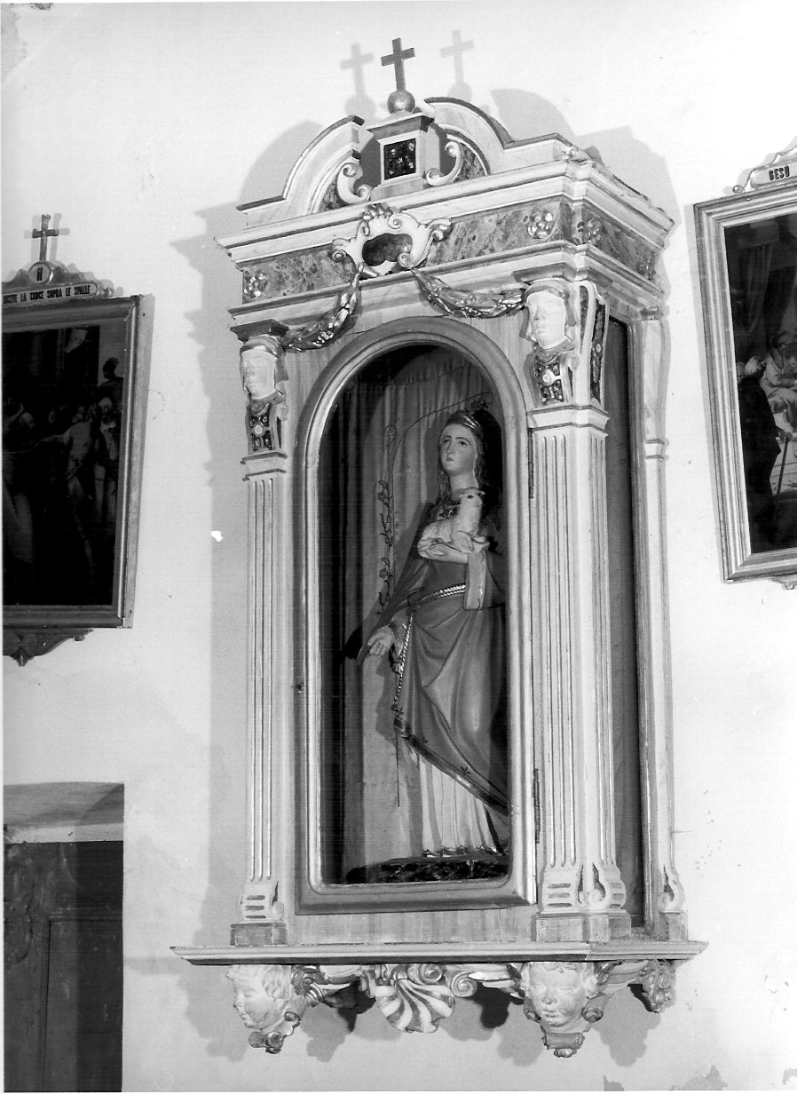 edicola, opera isolata - bottega lombarda (prima metà sec. XVIII)