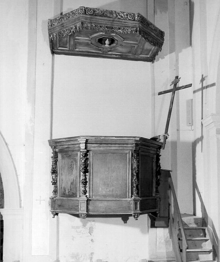 pulpito, opera isolata - bottega lombarda (seconda metà sec. XVII)