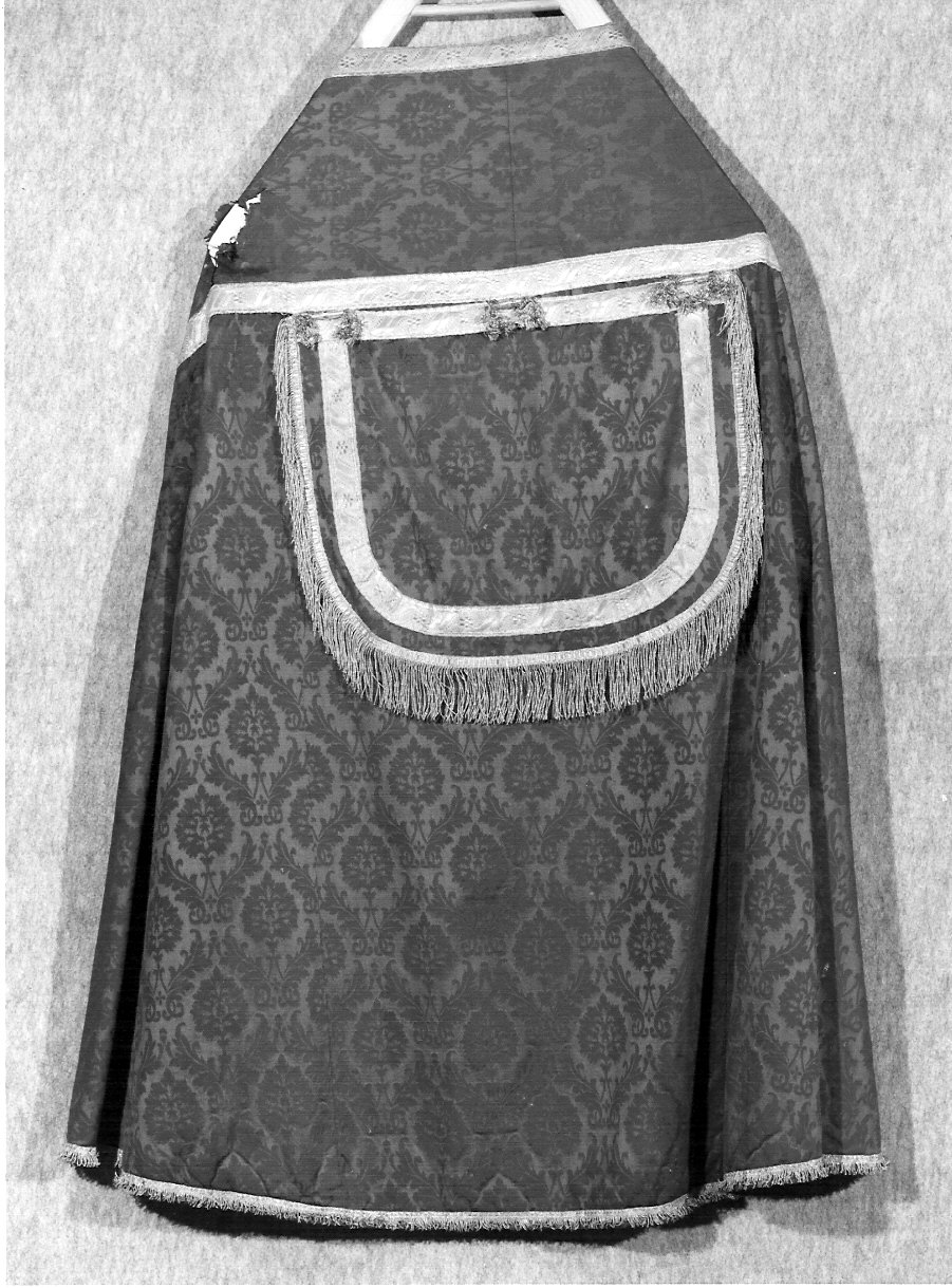 piviale, opera isolata - manifattura italiana (seconda metà sec. XIX)