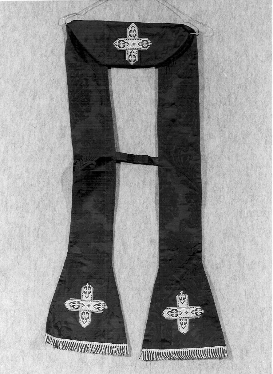 paramento liturgico, insieme - manifattura italiana (seconda metà sec. XIX)