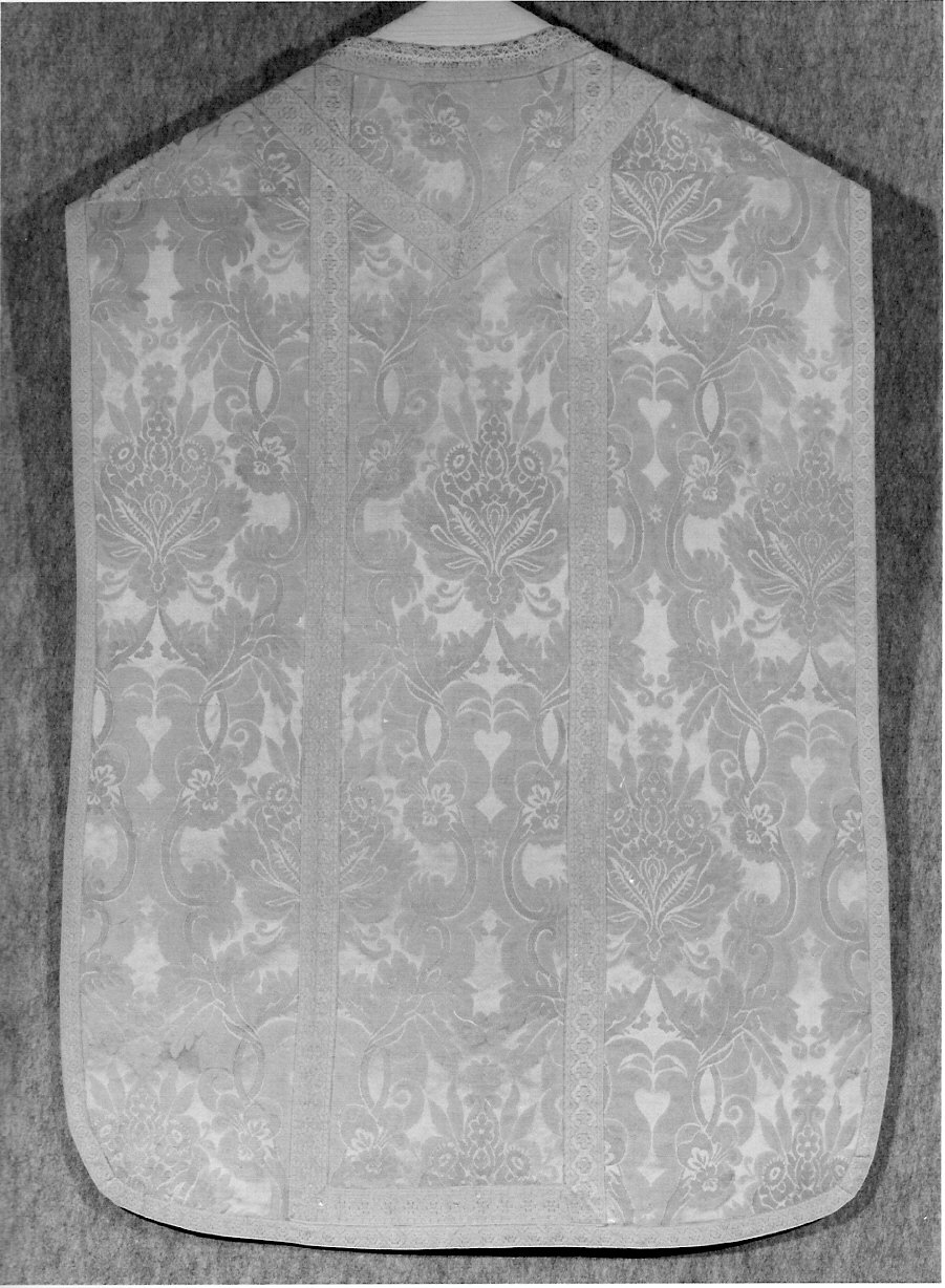 paramento liturgico, insieme - manifattura italiana (seconda metà sec. XIX)