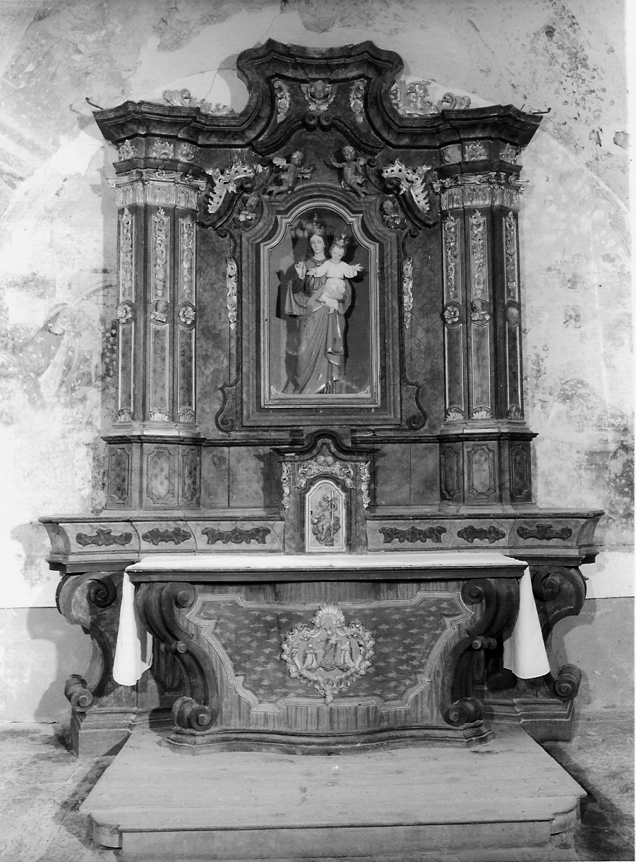 altare, complesso decorativo - ambito valtellinese (fine sec. XVII)