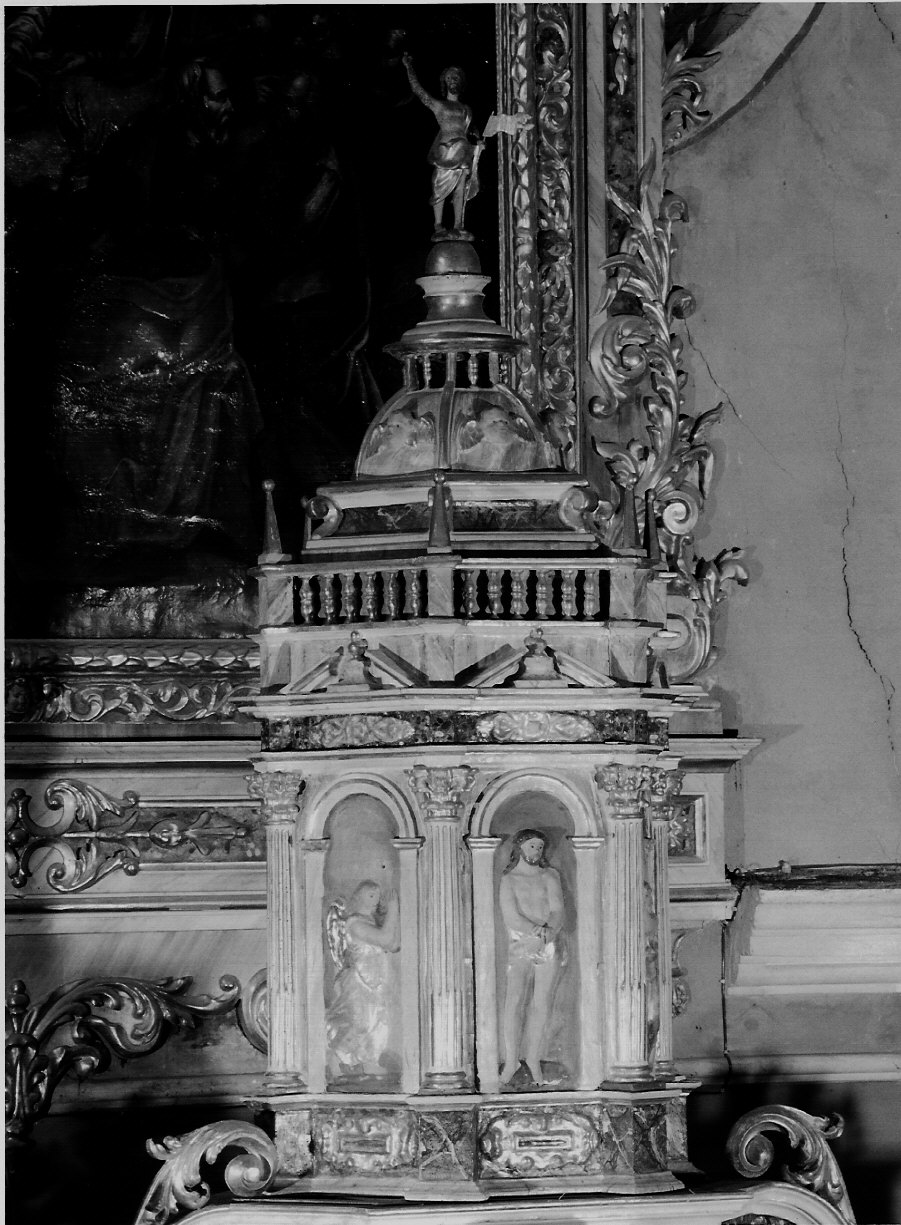 Sant'Omobono (dipinto, elemento d'insieme) - ambito lombardo (secc. XVII/ XVIII)