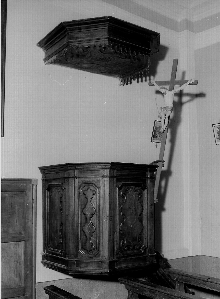pulpito, opera isolata - ambito valtellinese (sec. XVIII)