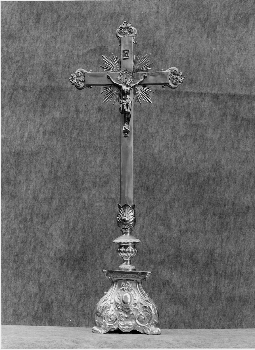 croce d'altare, opera isolata - ambito valtellinese (sec. XIX)