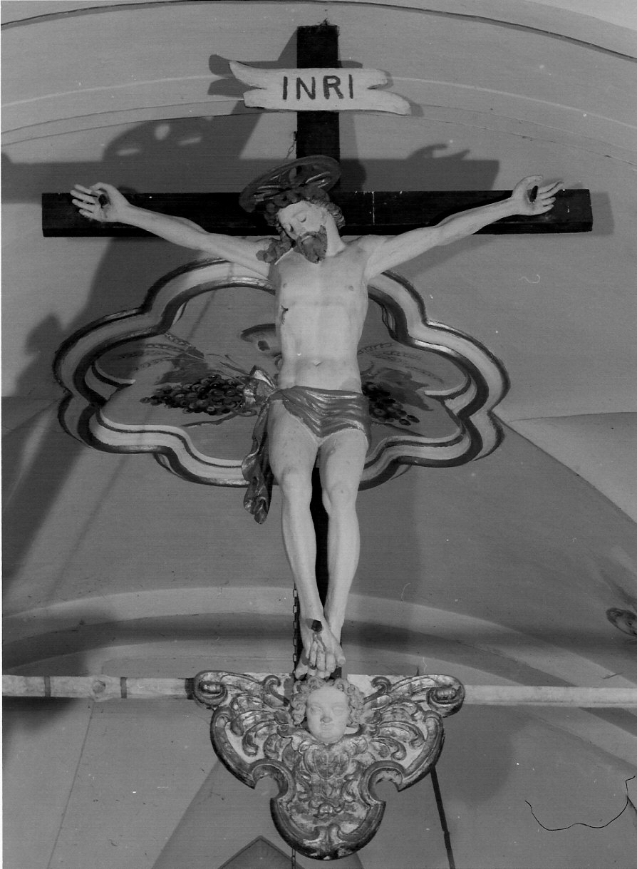 crocifisso, opera isolata - ambito valtellinese (sec. XVIII)