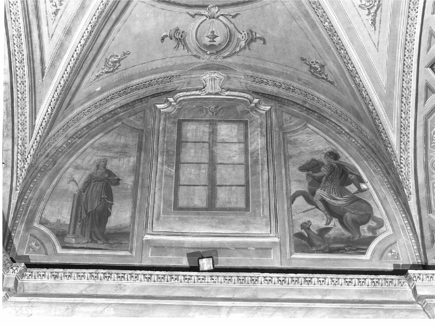 Sant'Agata e San Giorgio (dipinto) - ambito lombardo (sec. XIX)