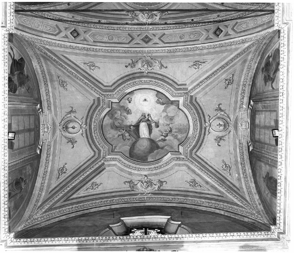 Madonna in gloria (dipinto) - ambito lombardo (sec. XIX)