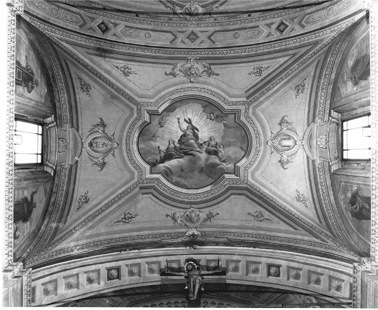 Madonna in gloria e Sante (dipinto) - ambito lombardo (sec. XIX)