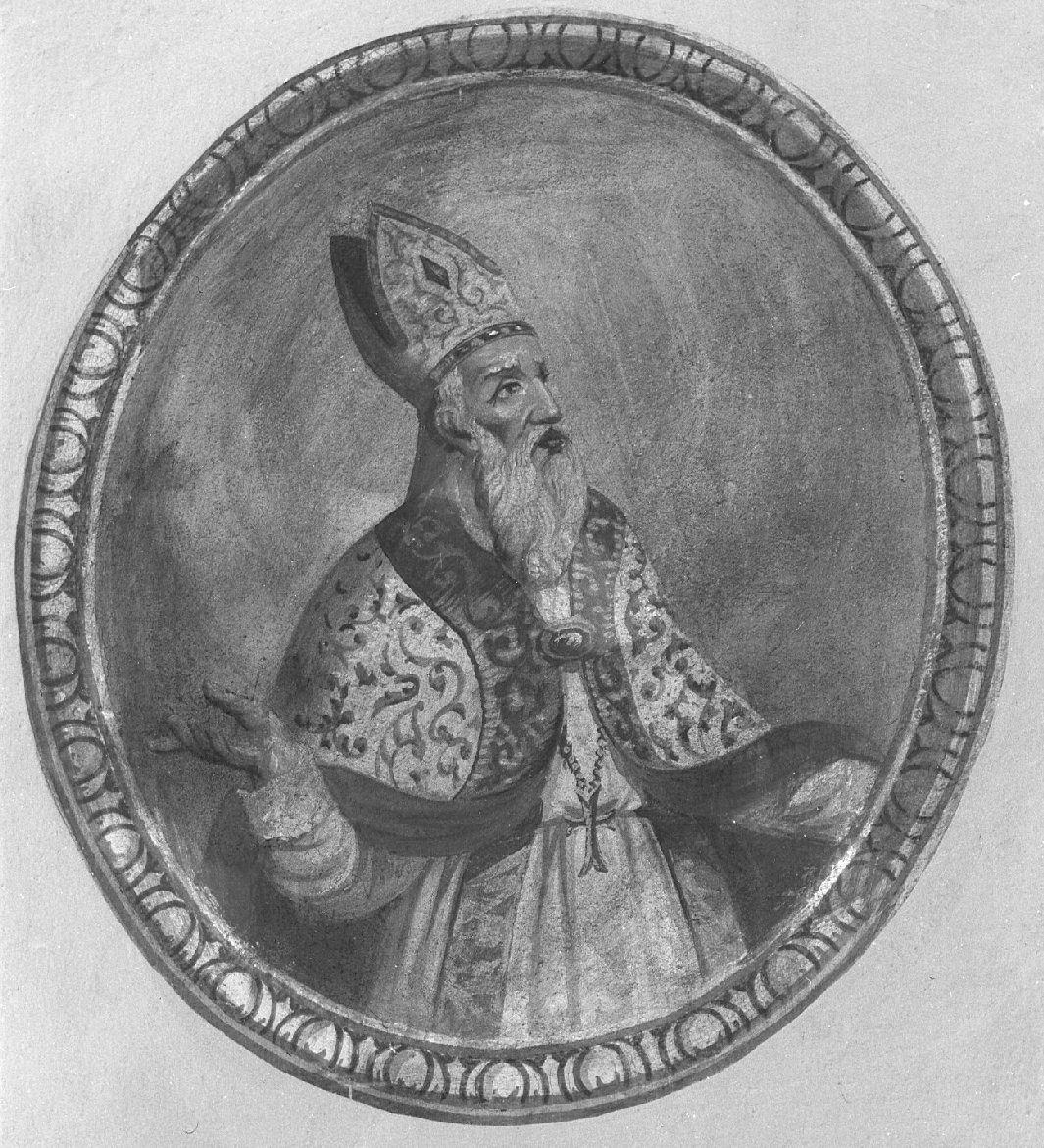 Santo vescovo (dipinto) - ambito lombardo (seconda metà sec. XIX)