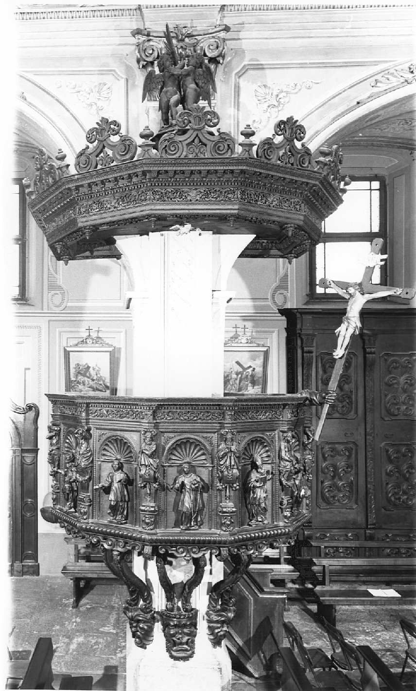 pulpito - ambito valtellinese (sec. XVII)