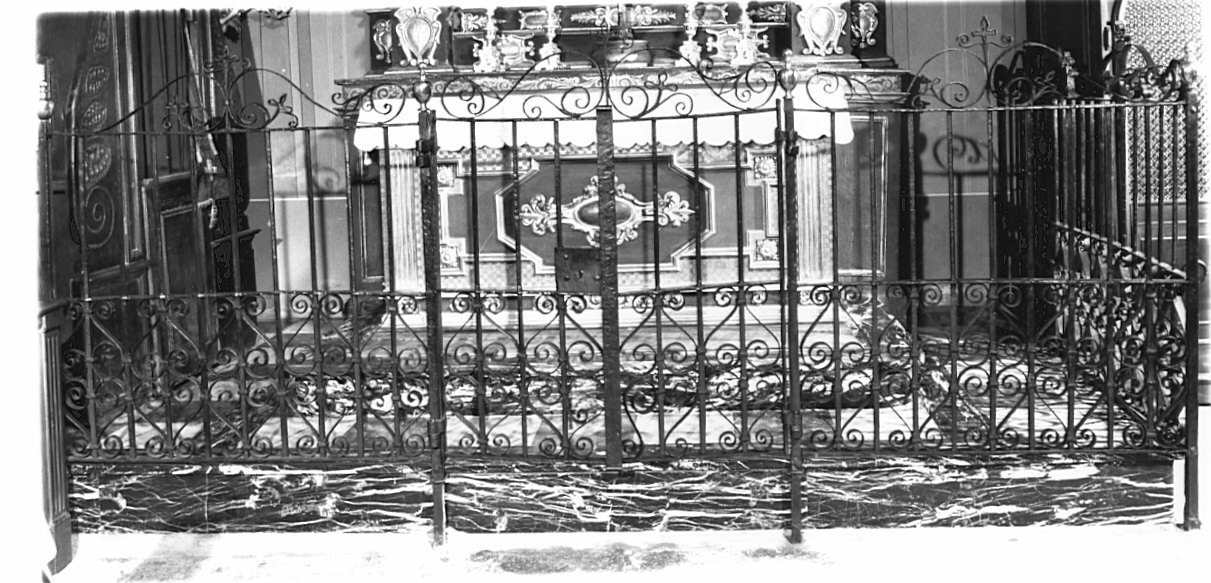 cancellata di cappella, opera isolata - ambito valtellinese (sec. XVIII)