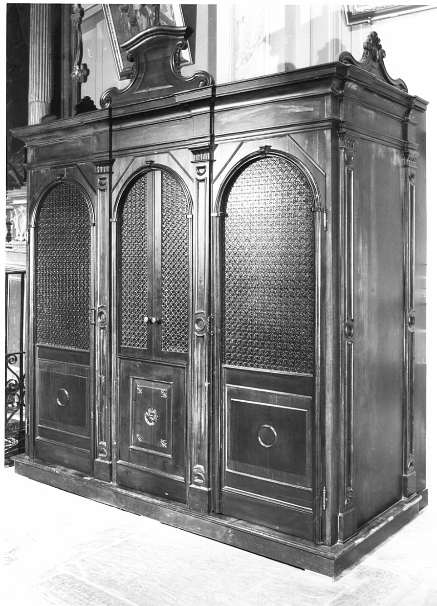 confessionale, opera isolata - bottega lombarda (prima metà sec. XX)
