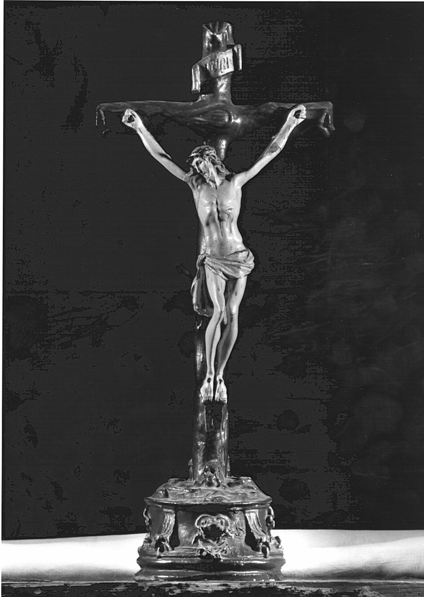 croce d'altare, opera isolata - bottega lombarda (sec. XVIII)