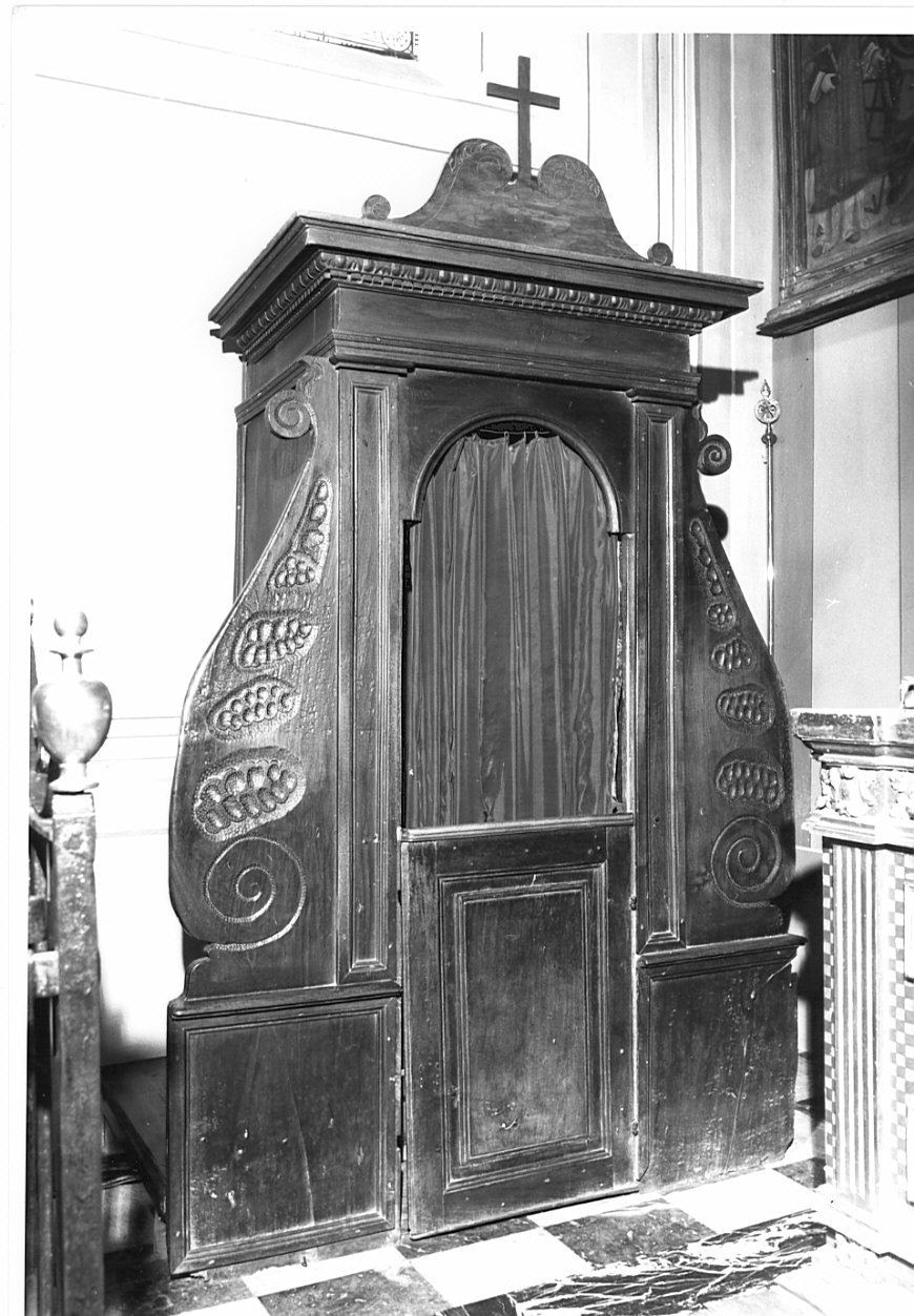 confessionale - ambito valtellinese (sec. XVIII)