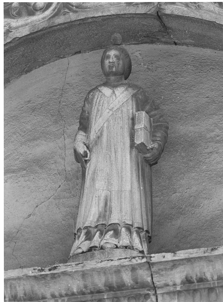 Santo Stefano (statua) di Rodari Bernardino (sec. XVI)
