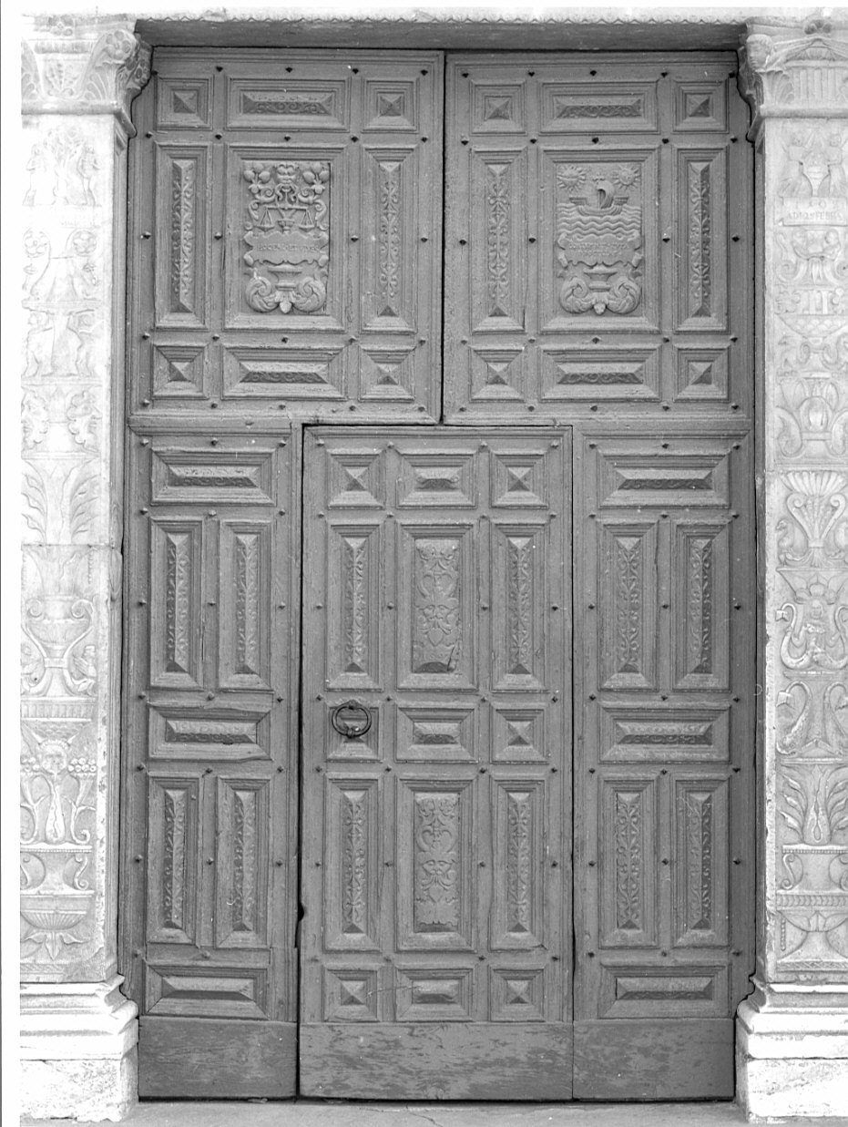 porta, opera isolata - bottega lombarda (sec. XVI)