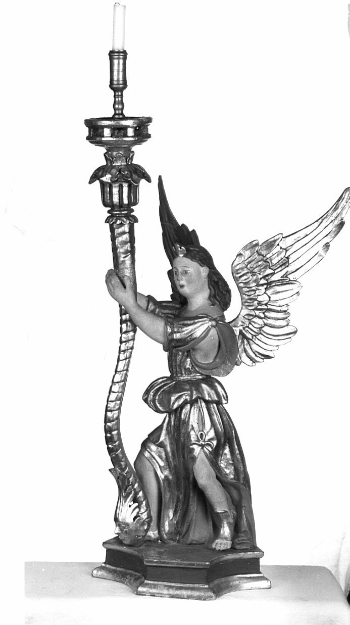 candelabro, coppia - ambito valtellinese (seconda metà sec. XVIII)