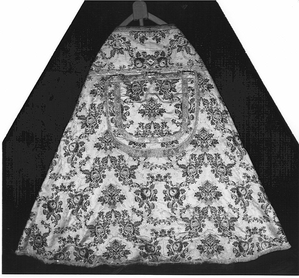 paramento liturgico - manifattura italiana (seconda metà sec. XIX)