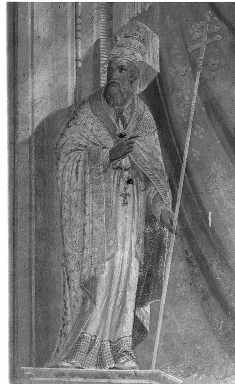 Santo vescovo (dipinto) - ambito lombardo (sec. XVI)