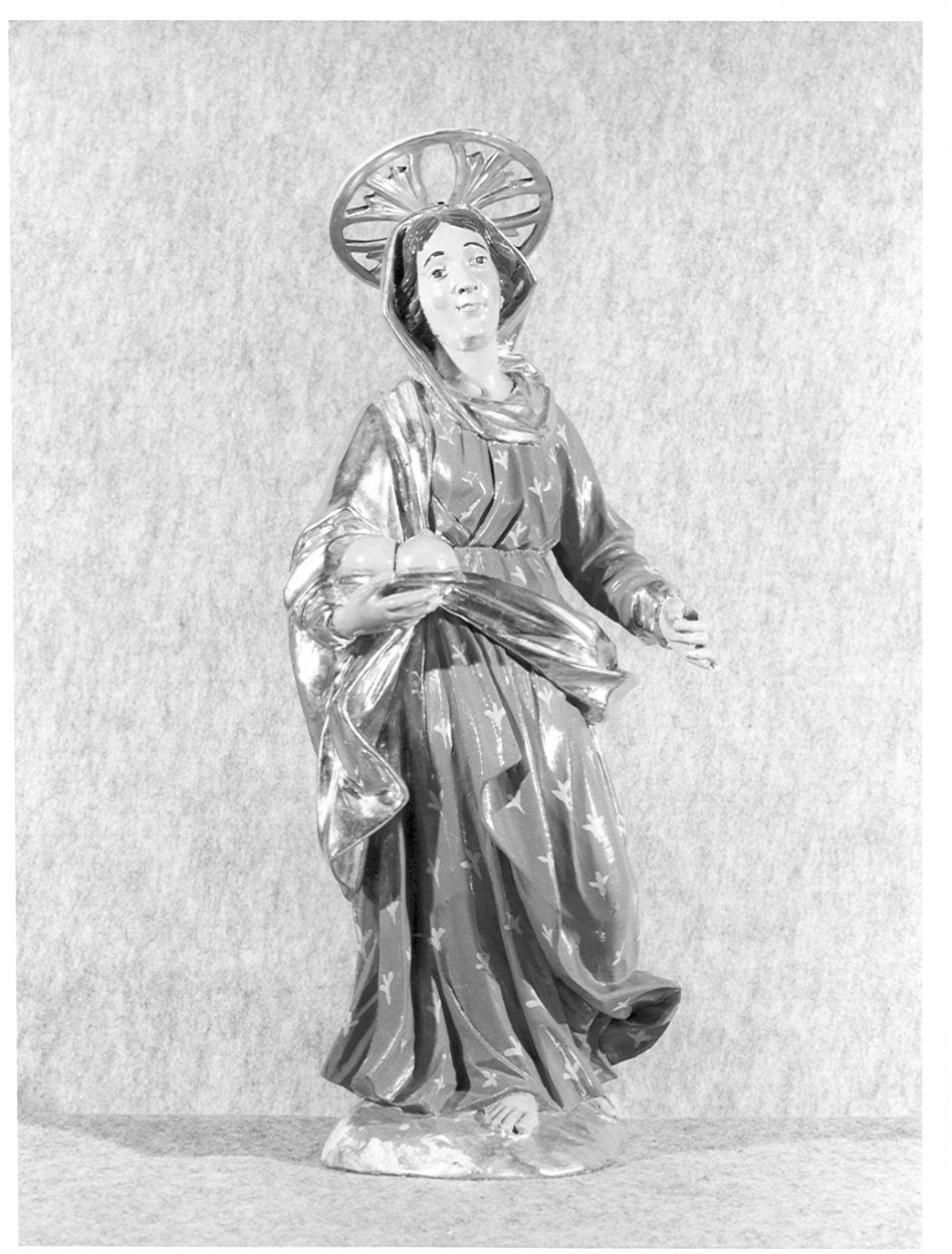 Sant'Agata (scultura, opera isolata) - ambito italiano (sec. XVII)