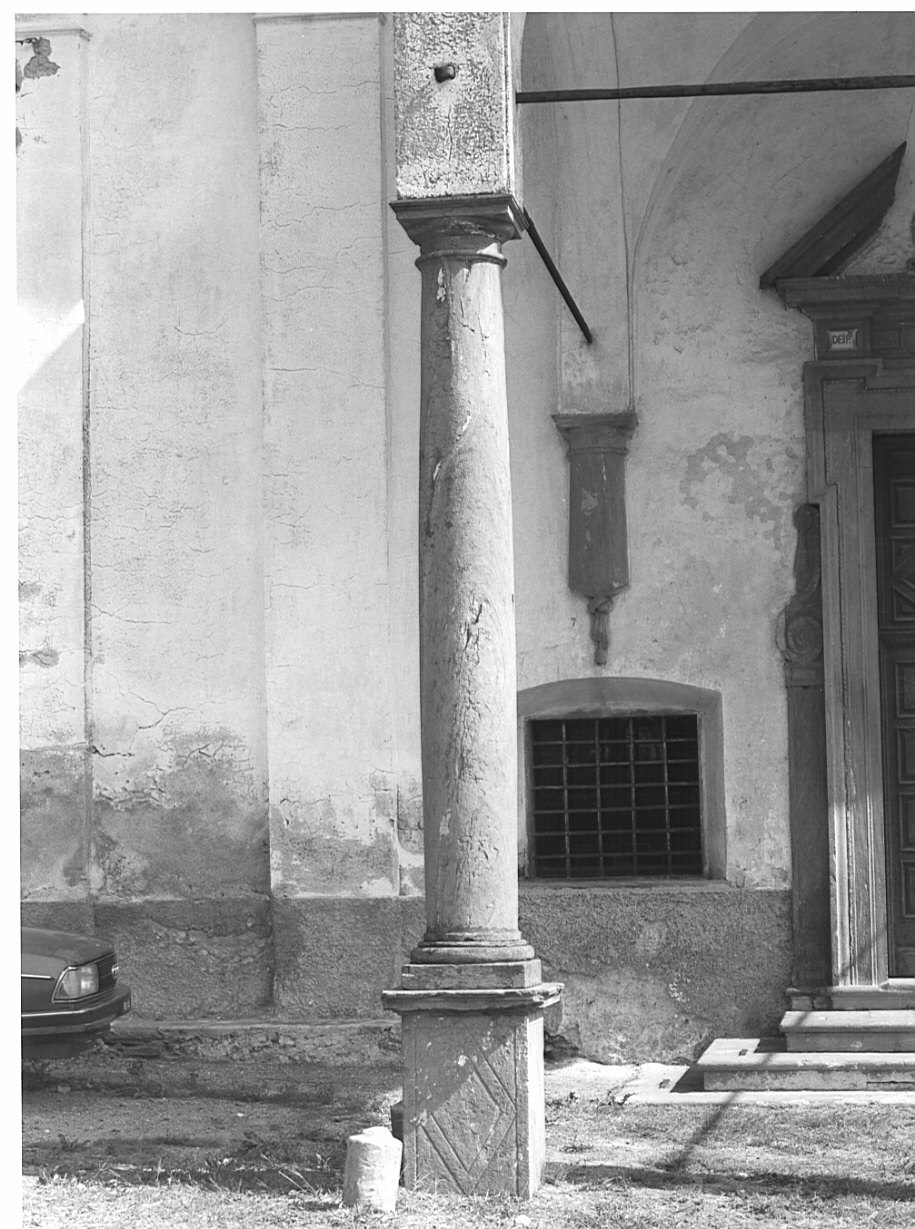 colonna - ambito valtellinese (sec. XVII)