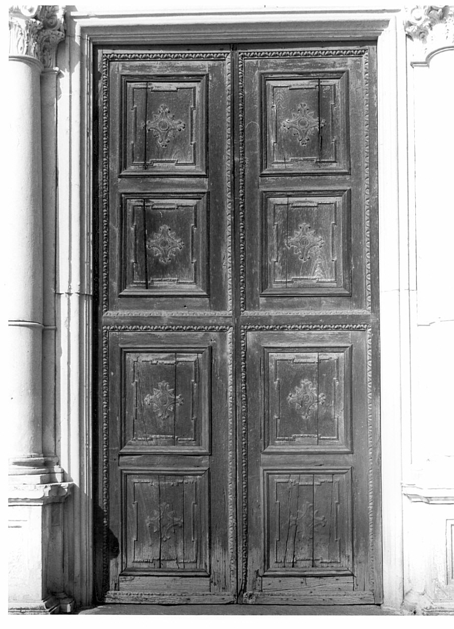 porta - a due battenti - bottega lombarda (sec. XVIII)