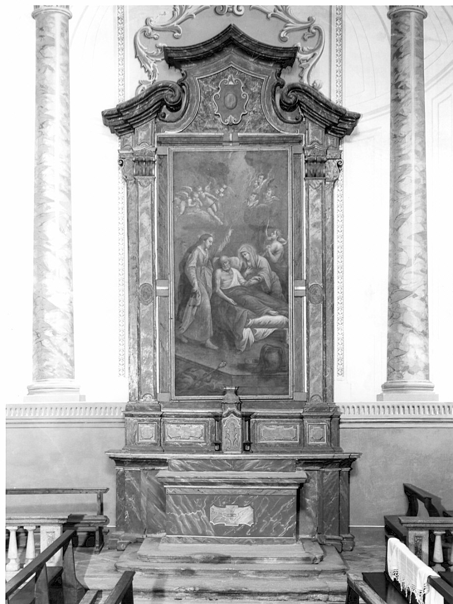 altare, opera isolata - bottega lombarda (ultimo quarto sec. XVIII)