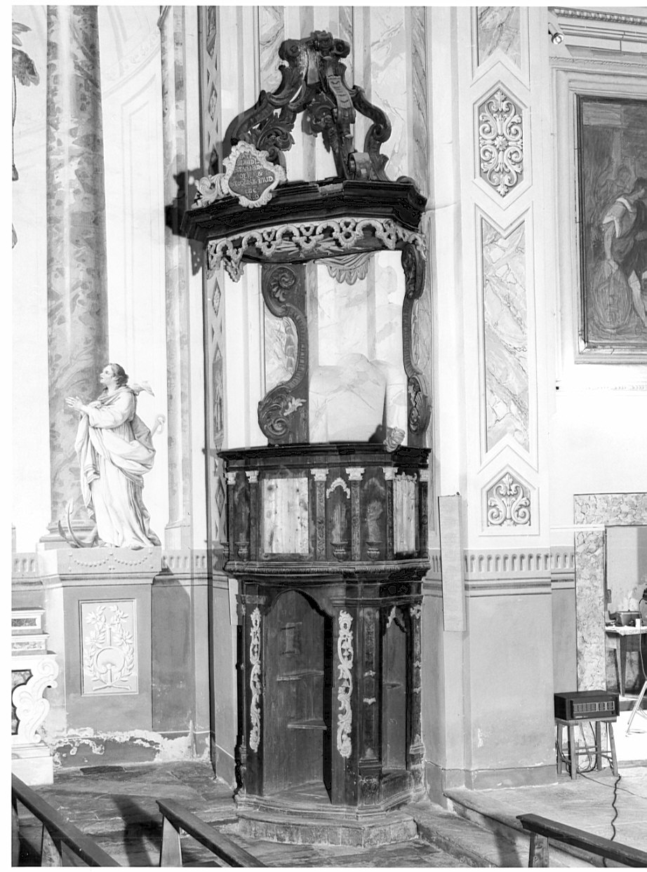 confessionale-pulpito, opera isolata di Pianta Antonio (sec. XVIII)