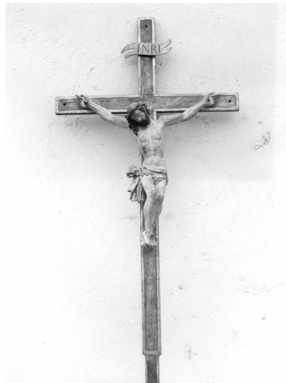 croce processionale, opera isolata - ambito lombardo (seconda metà sec. XVII)