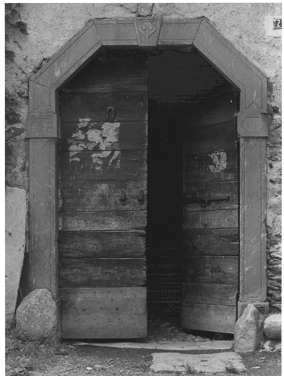 portale, opera isolata - ambito lombardo (prima metà sec. XVIII)