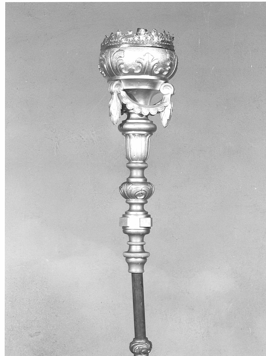 candelabro portatile, serie - ambito lombardo (sec. XIX)