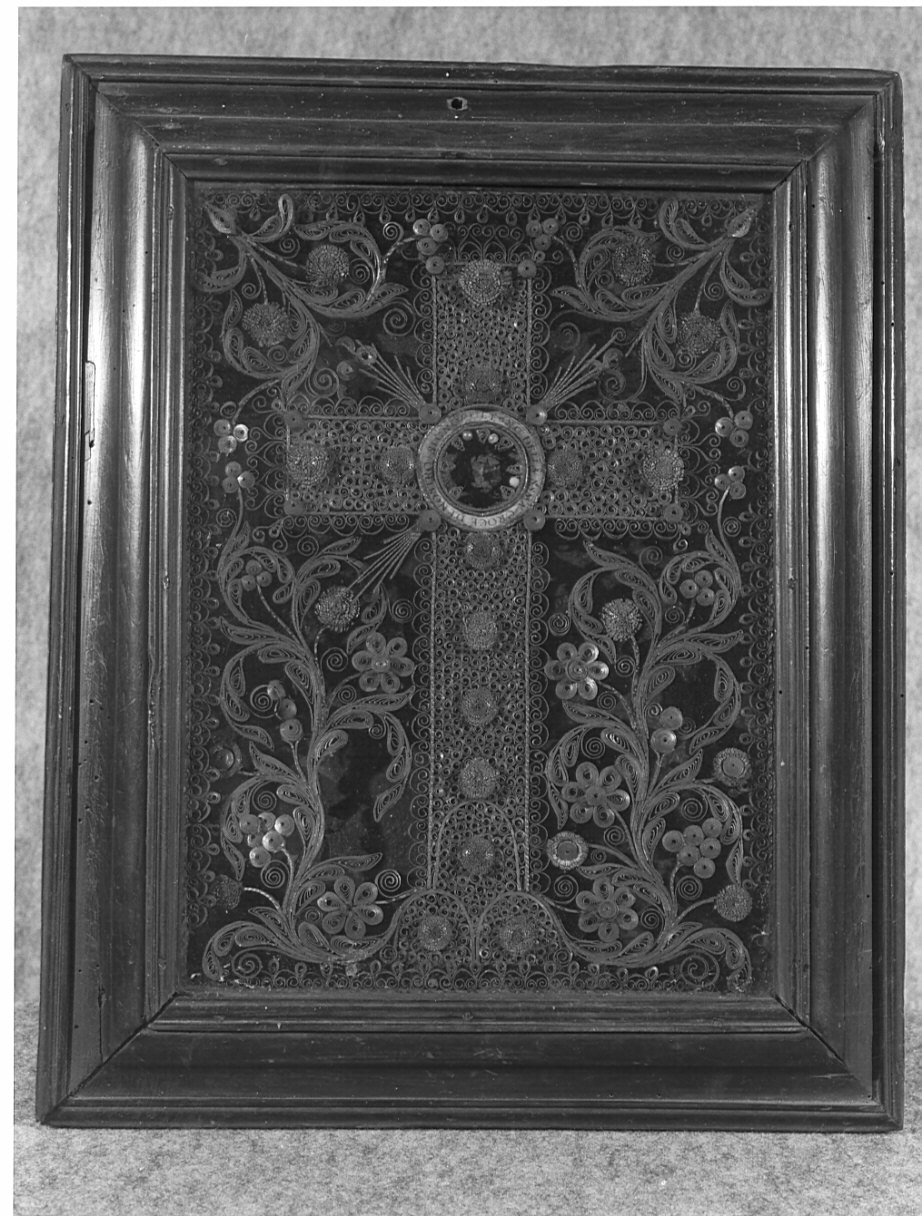 reliquiario - a tabella, opera isolata - ambito lombardo (primo quarto sec. XX)