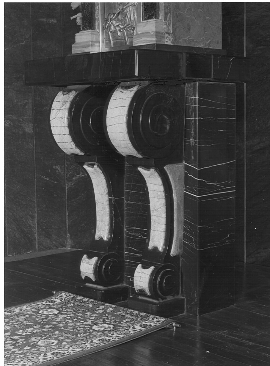 mensa d'altare, opera isolata - ambito lombardo (sec. XVII)