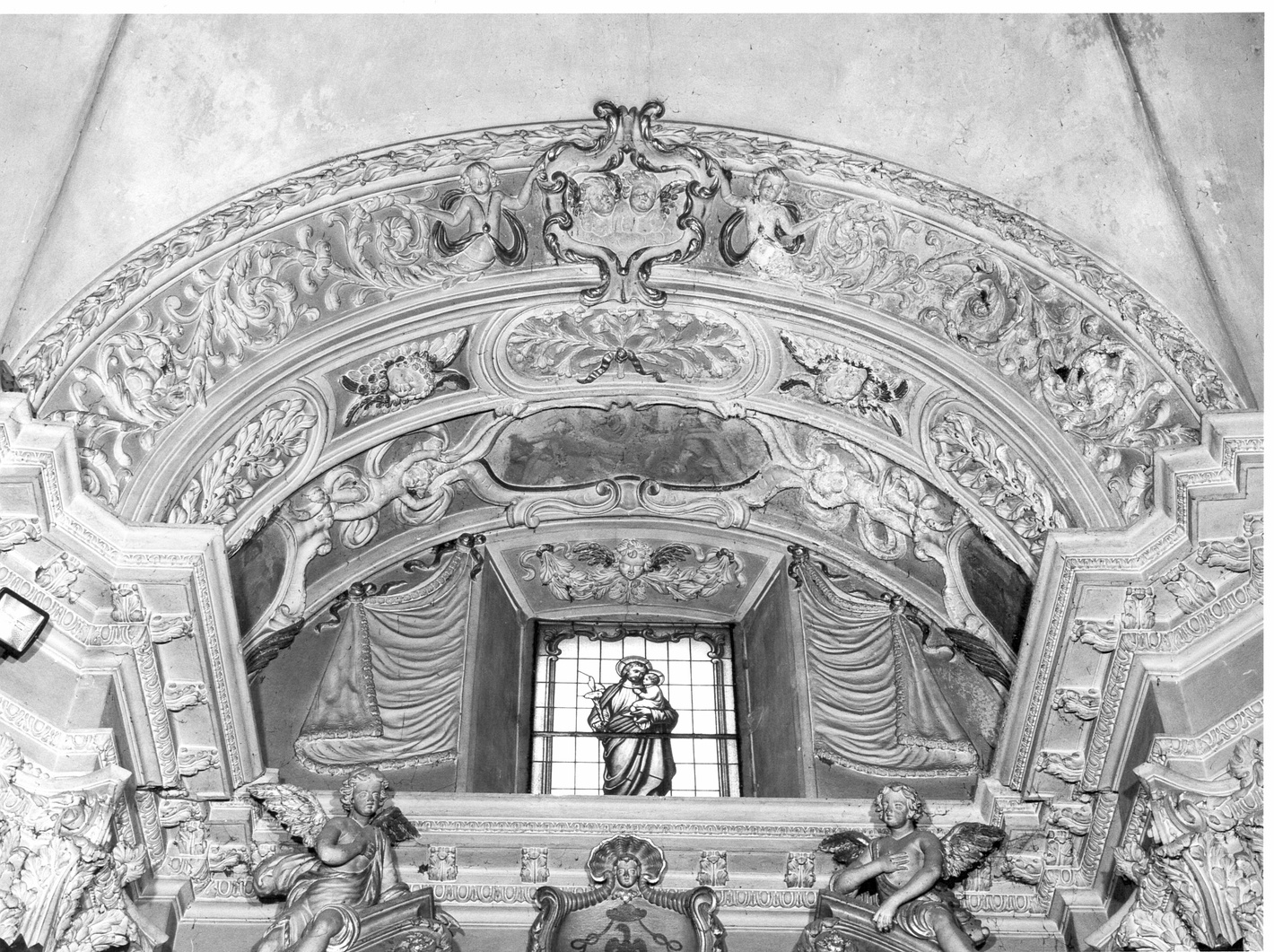 decorazione plastico-pittorica, complesso decorativo di Castellazzo Antonio (fine sec. XVII)