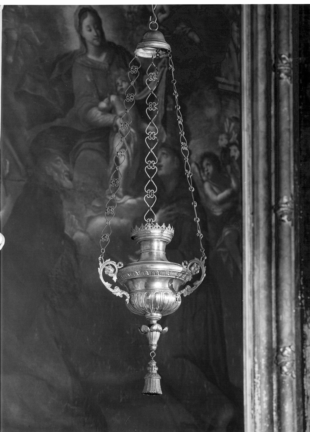 lampada pensile, pendant - ambito lombardo (sec. XIX)