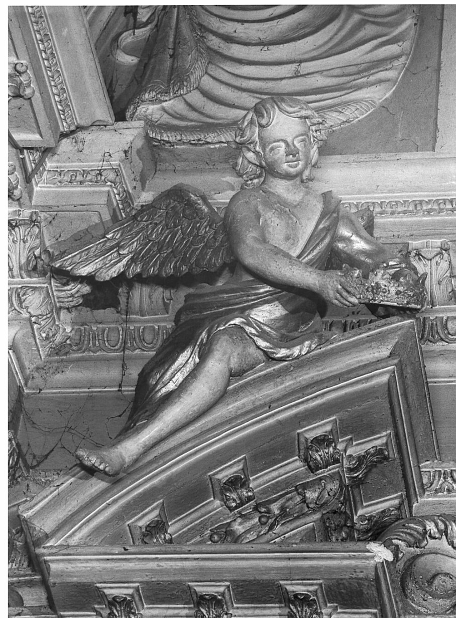 angelo (scultura, elemento d'insieme) di Castellazzo Antonio (attribuito) (fine sec. XVII)