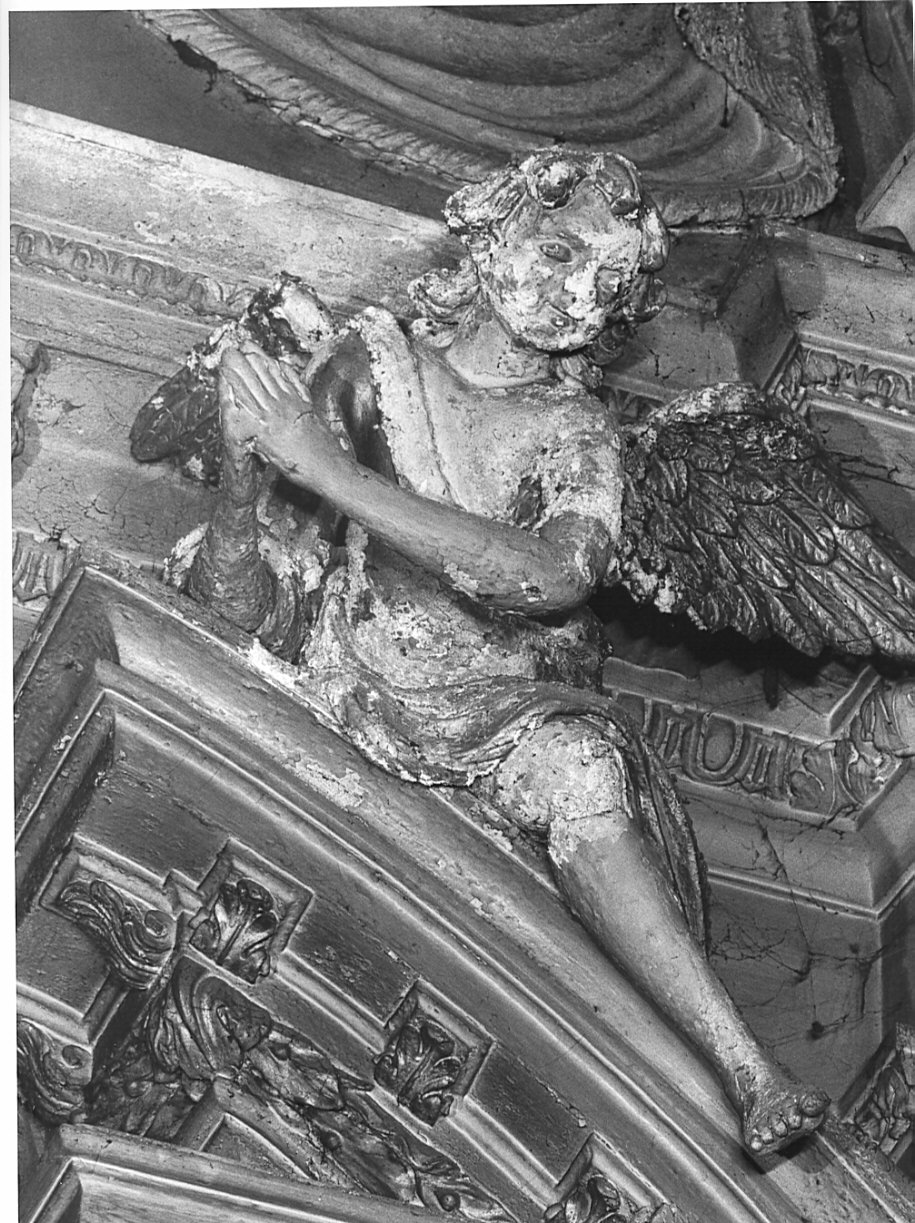 angelo (scultura, elemento d'insieme) di Castellazzo Antonio (attribuito) (fine sec. XVII)