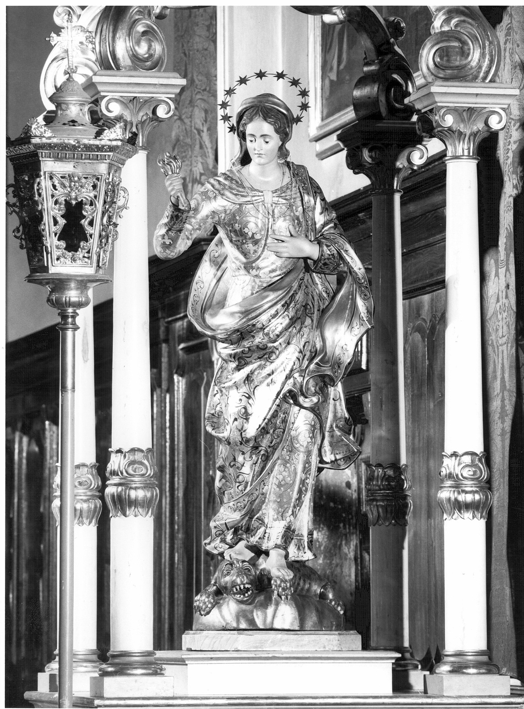 Immacolata Concezione (statua, opera isolata) di Zotti Giovanni Battista (sec. XVIII)