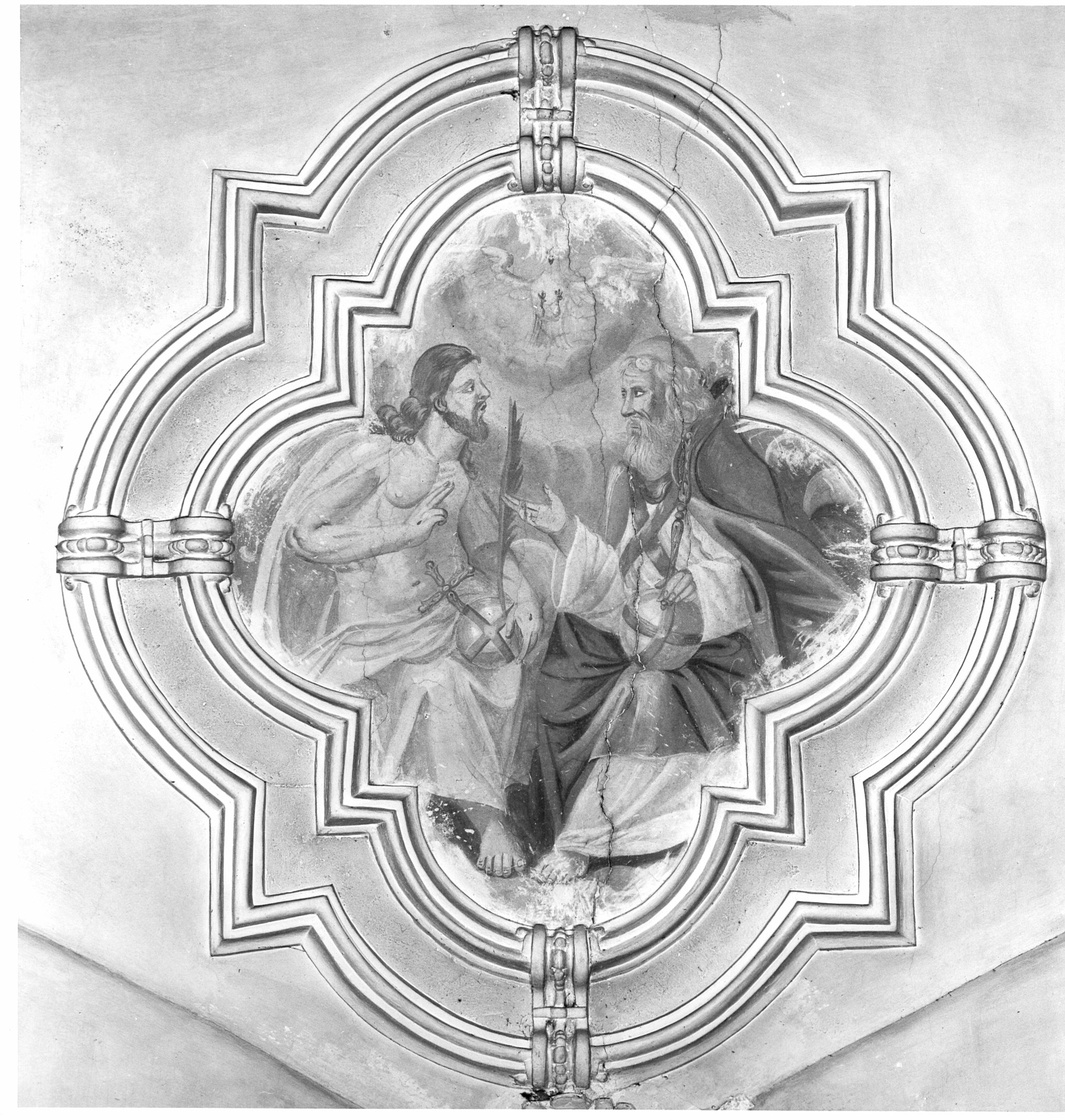 Trinità (dipinto, elemento d'insieme) di Pittorello Giuseppe (sec. XVII)