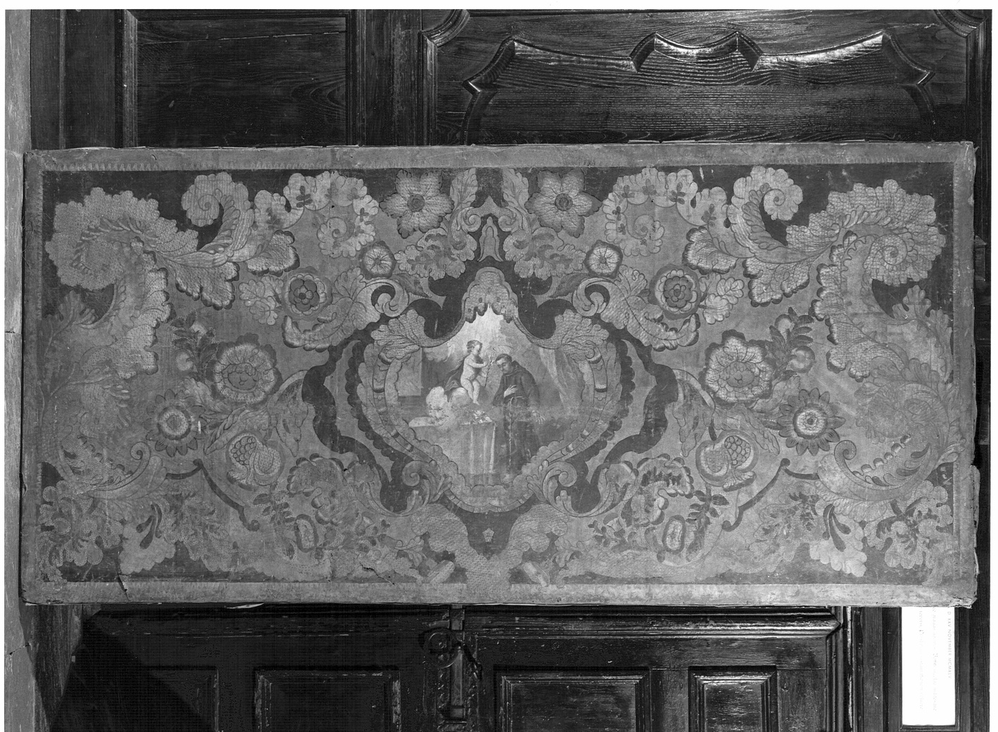 Sant'Antonio da Padova con il bambino (paliotto, opera isolata) - ambito lombardo (inizio sec. XVIII)