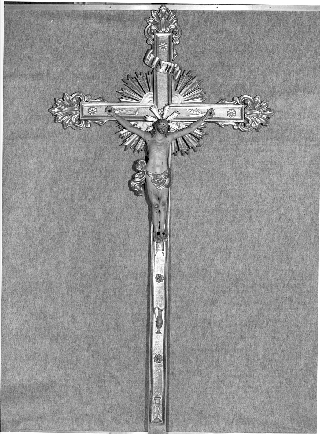 croce processionale, opera isolata - ambito lombardo (sec. XIX)