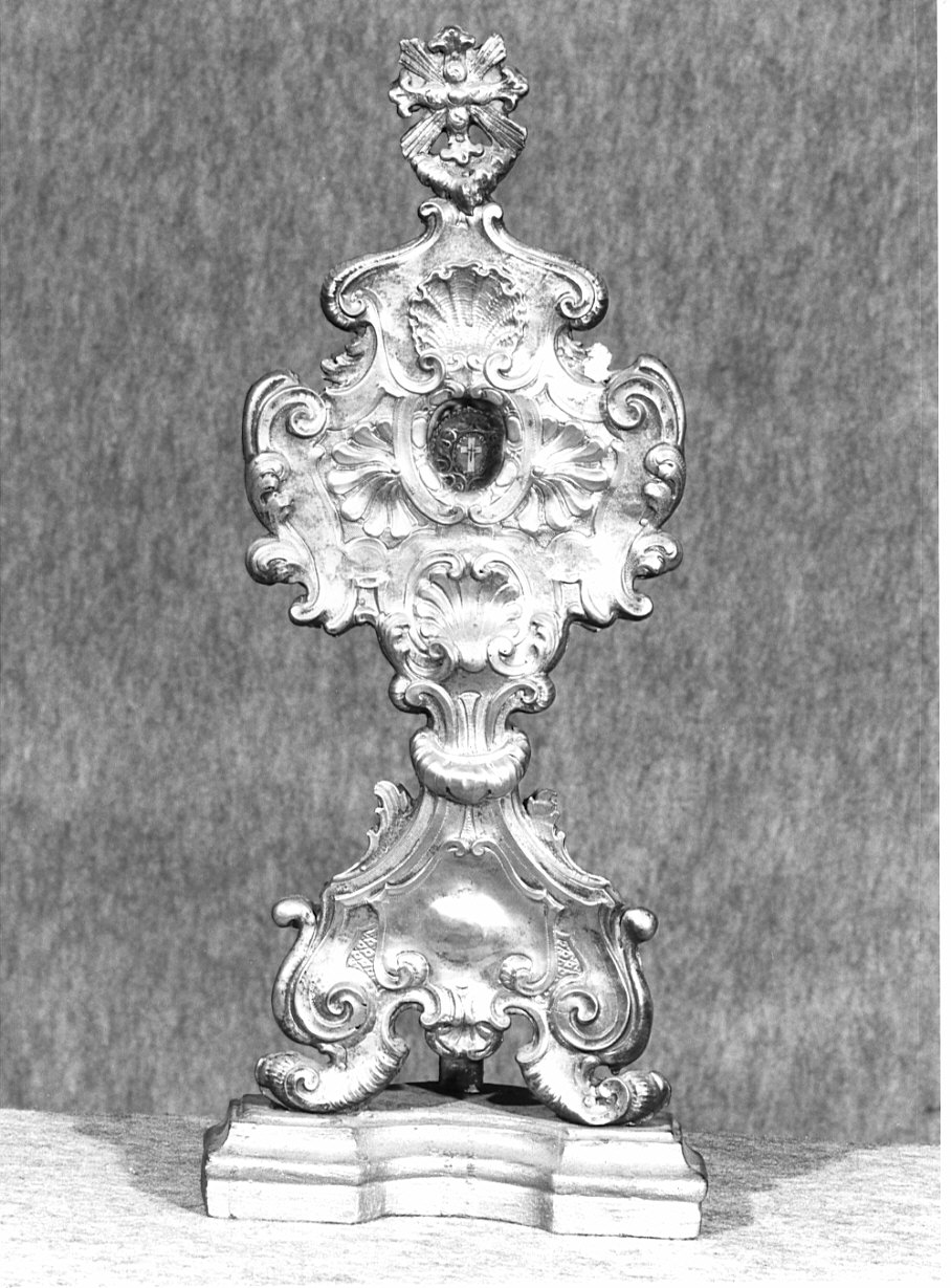 reliquiario - a ostensorio, opera isolata - bottega lombarda (sec. XVIII)
