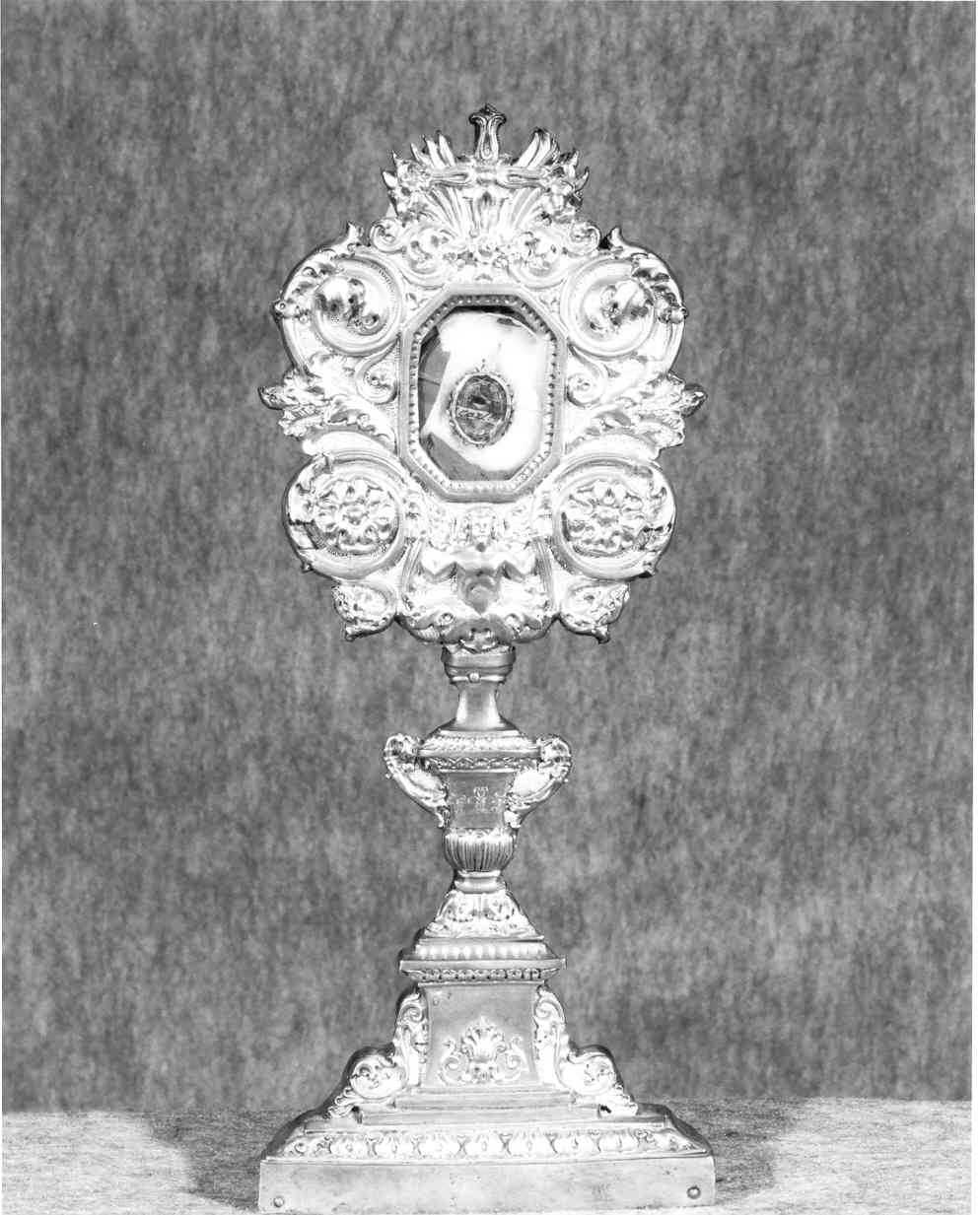 reliquiario - a ostensorio, opera isolata - bottega lombarda (fine/inizio secc. XVIII/ XIX)