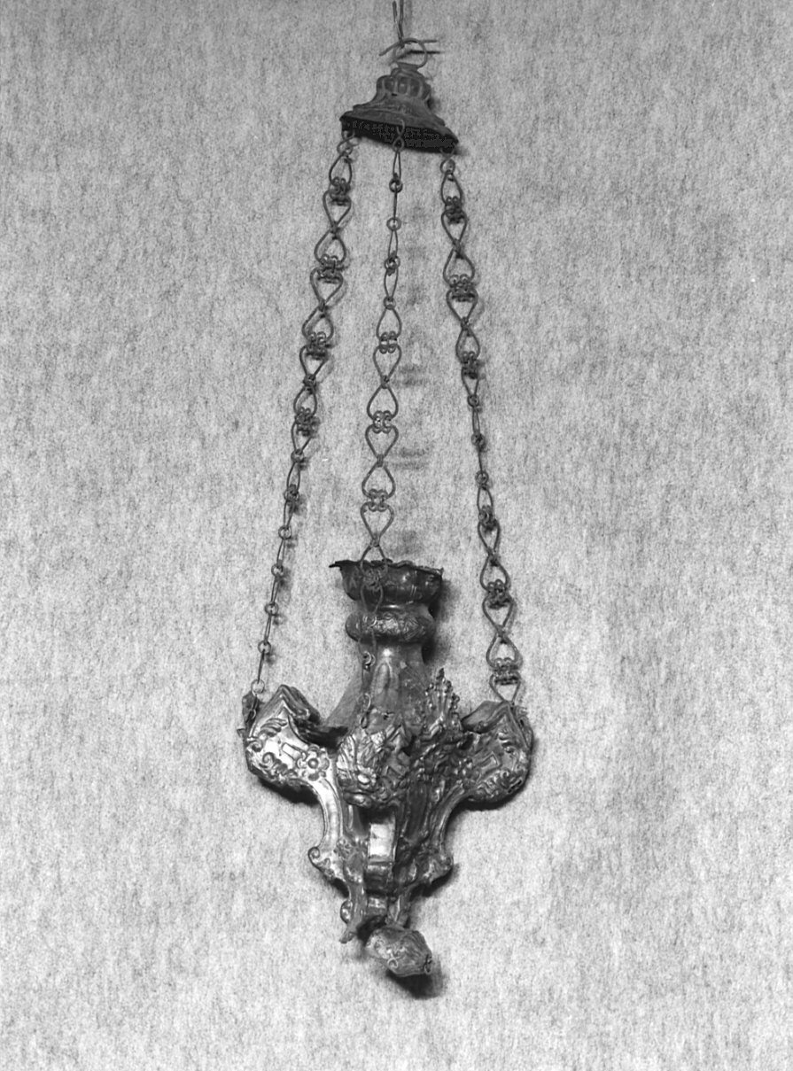 lampada pensile, opera isolata - bottega lombarda (sec. XVIII)