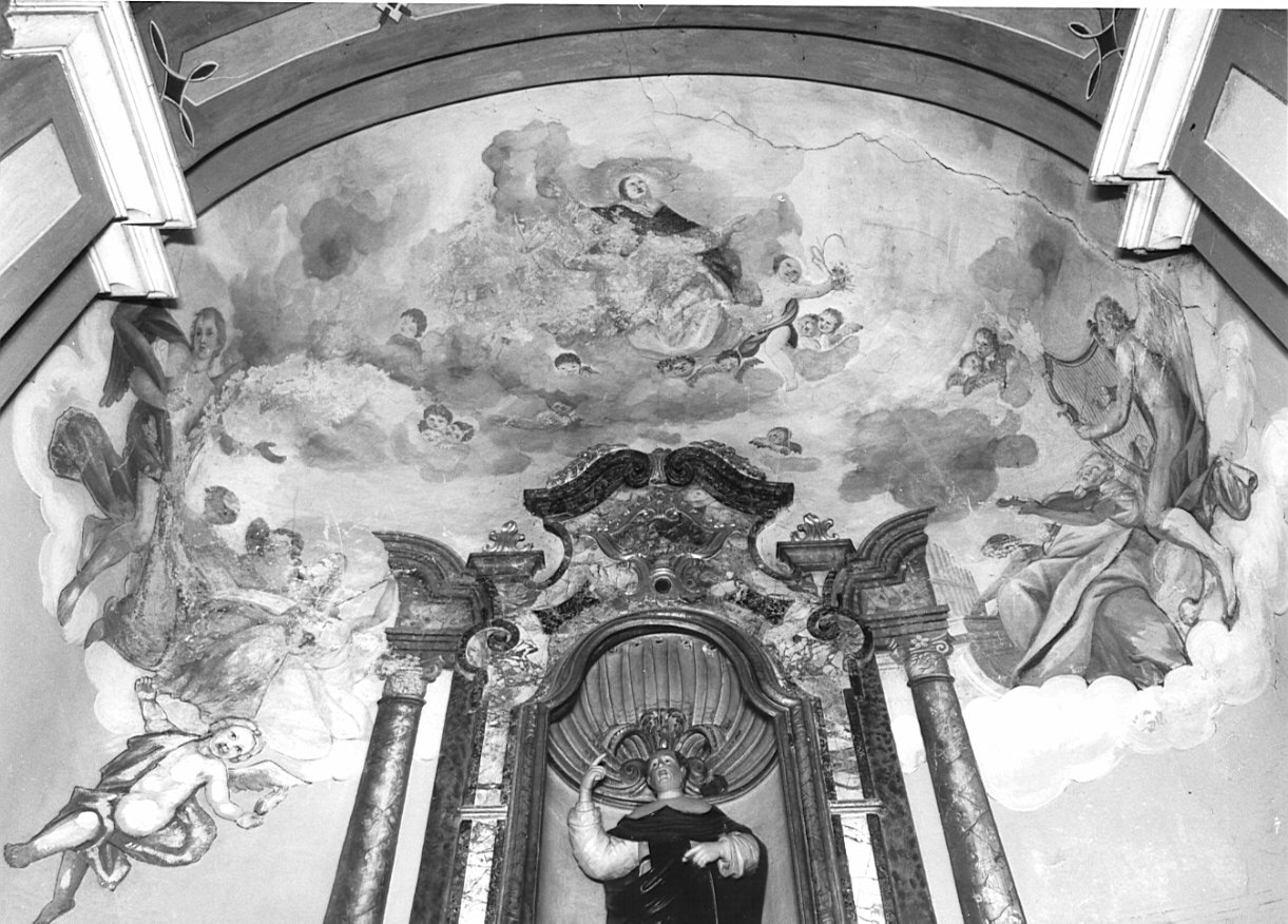 San Vincenzo Ferrer in gloria (dipinto, opera isolata) - ambito valtellinese (prima metà sec. XX)