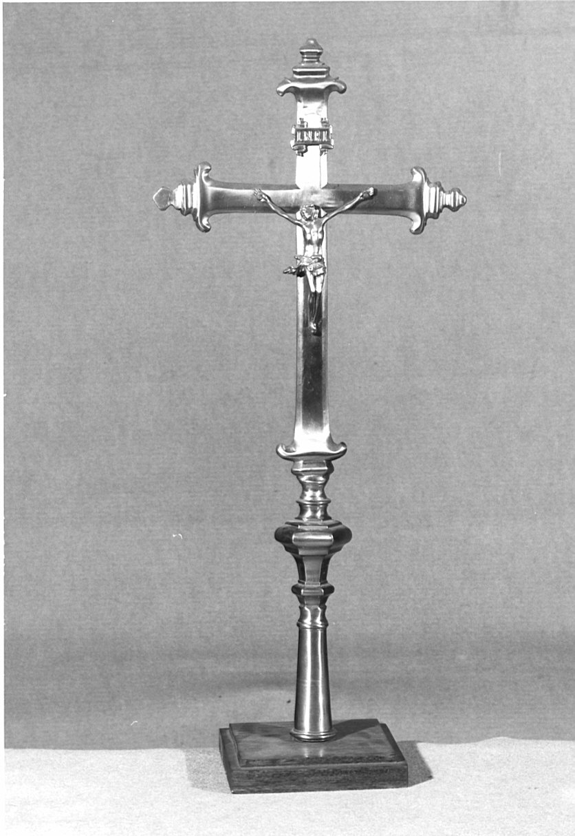 croce processionale, opera isolata - ambito valtellinese (sec. XIX)