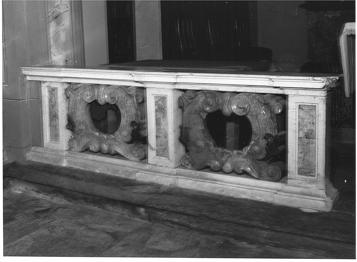 balaustrata, coppia - ambito lombardo (sec. XVIII)