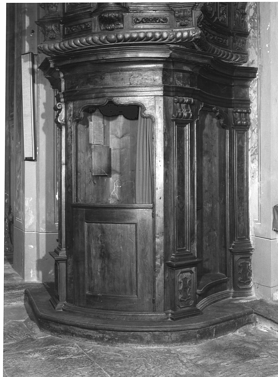 confessionale, opera isolata - ambito lombardo (sec. XVIII)