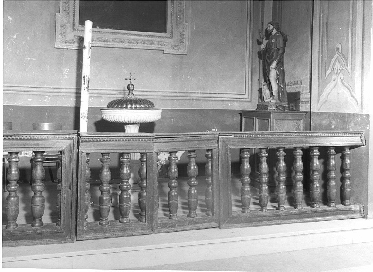 balaustrata, opera isolata - produzione lombarda (sec. XIX)